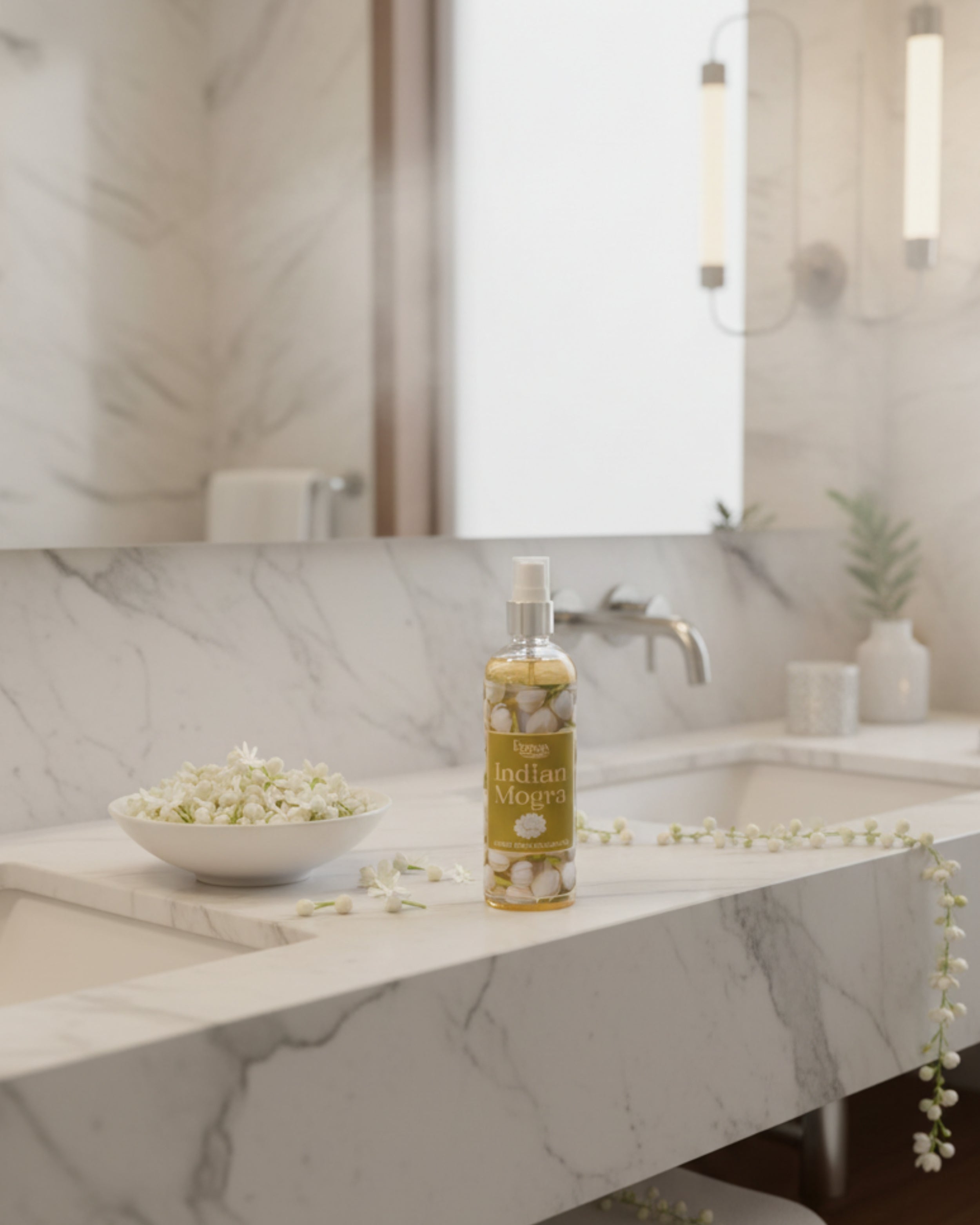 Eternia® Indian Mogra Room Spray – Fresh, Soothing Floral Aroma | Long-Lasting Air Freshener for Home, Bedroom & Office – 200ml