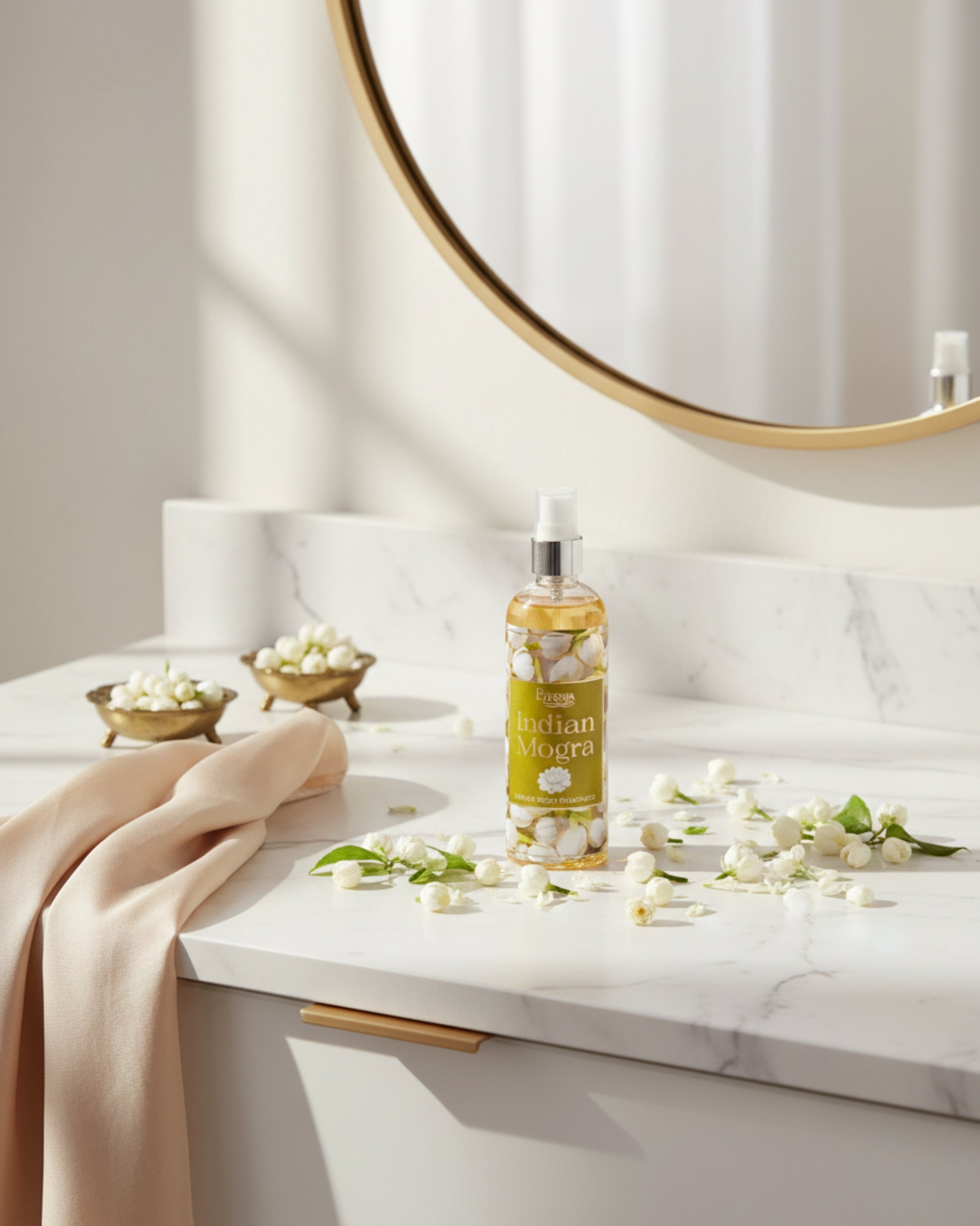 Eternia® Indian Mogra Room Spray – Fresh, Soothing Floral Aroma | Long-Lasting Air Freshener for Home, Bedroom & Office – 200ml