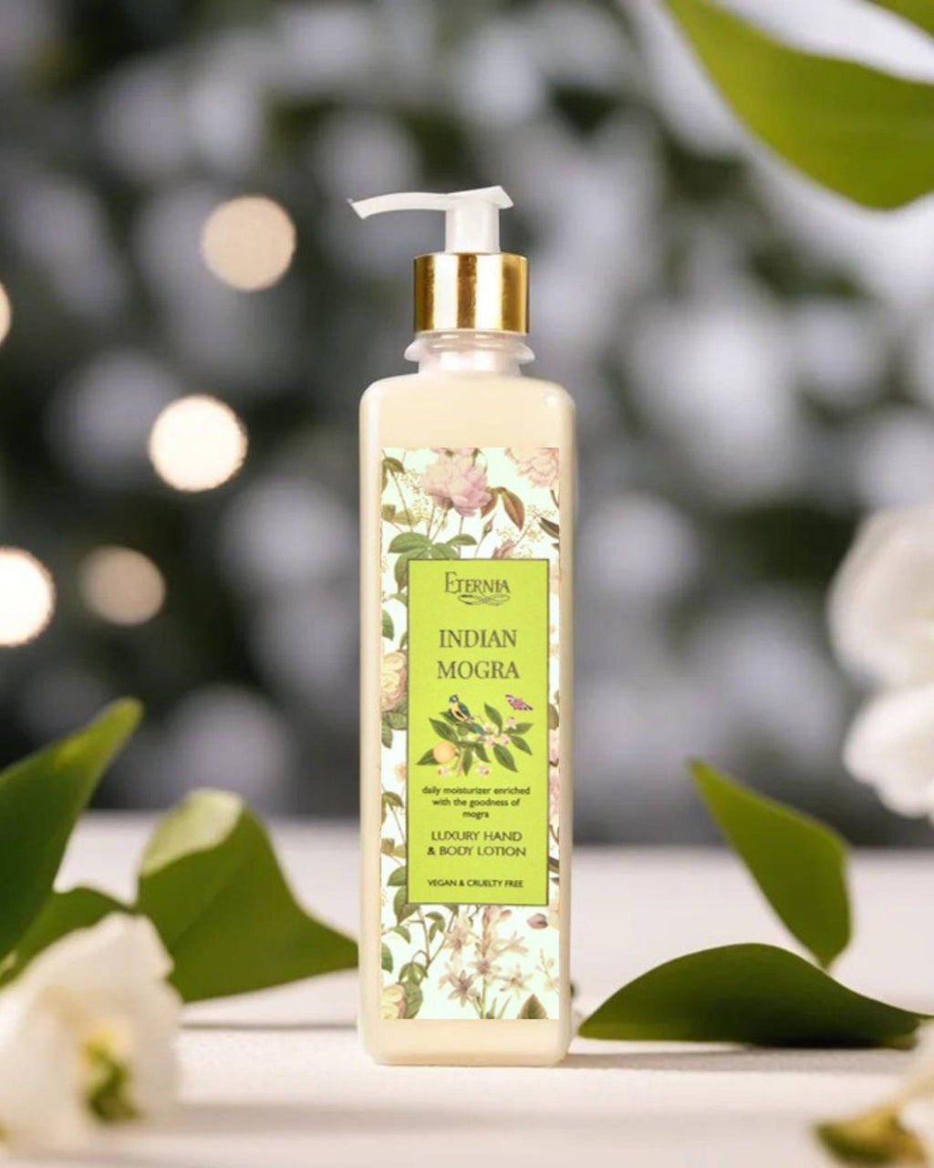 Eternia® Indian Mogra Hand & Body Lotion - Vegan & Cruelty-Free Daily Moisturizer - 500ml