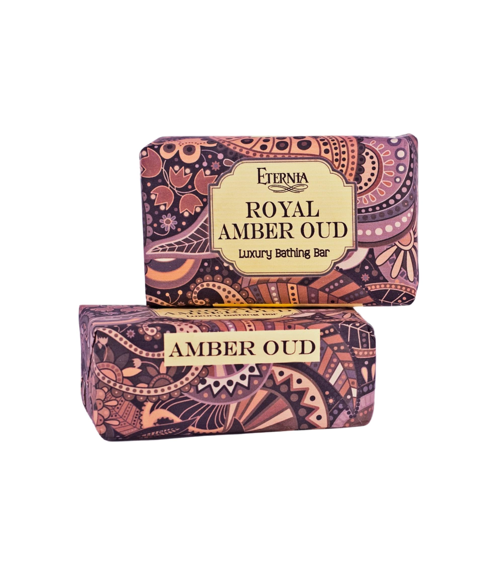 Eternia® Royal Amber Oud Luxury Soap Bar – Gentle, Hydrating & Refreshing Daily Face & Body Care