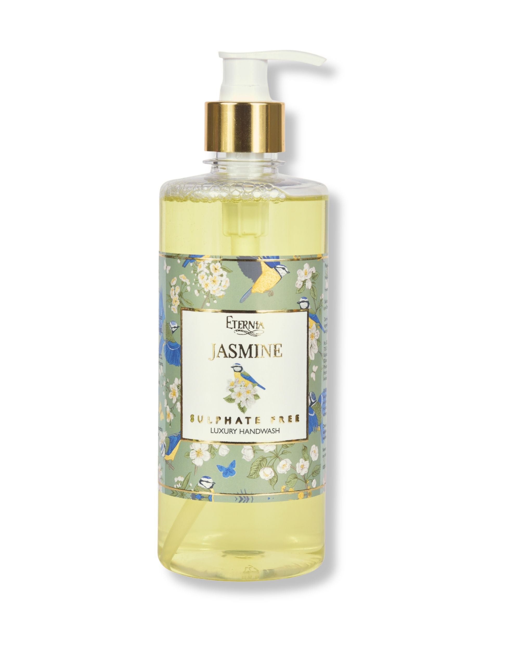 Eternia® Jasmine Sulphate-Free Handwash - Premium Cruelty-Free Liquid Soap - Luxurious Foam & Thick Honey-Like Consistency - 500ml