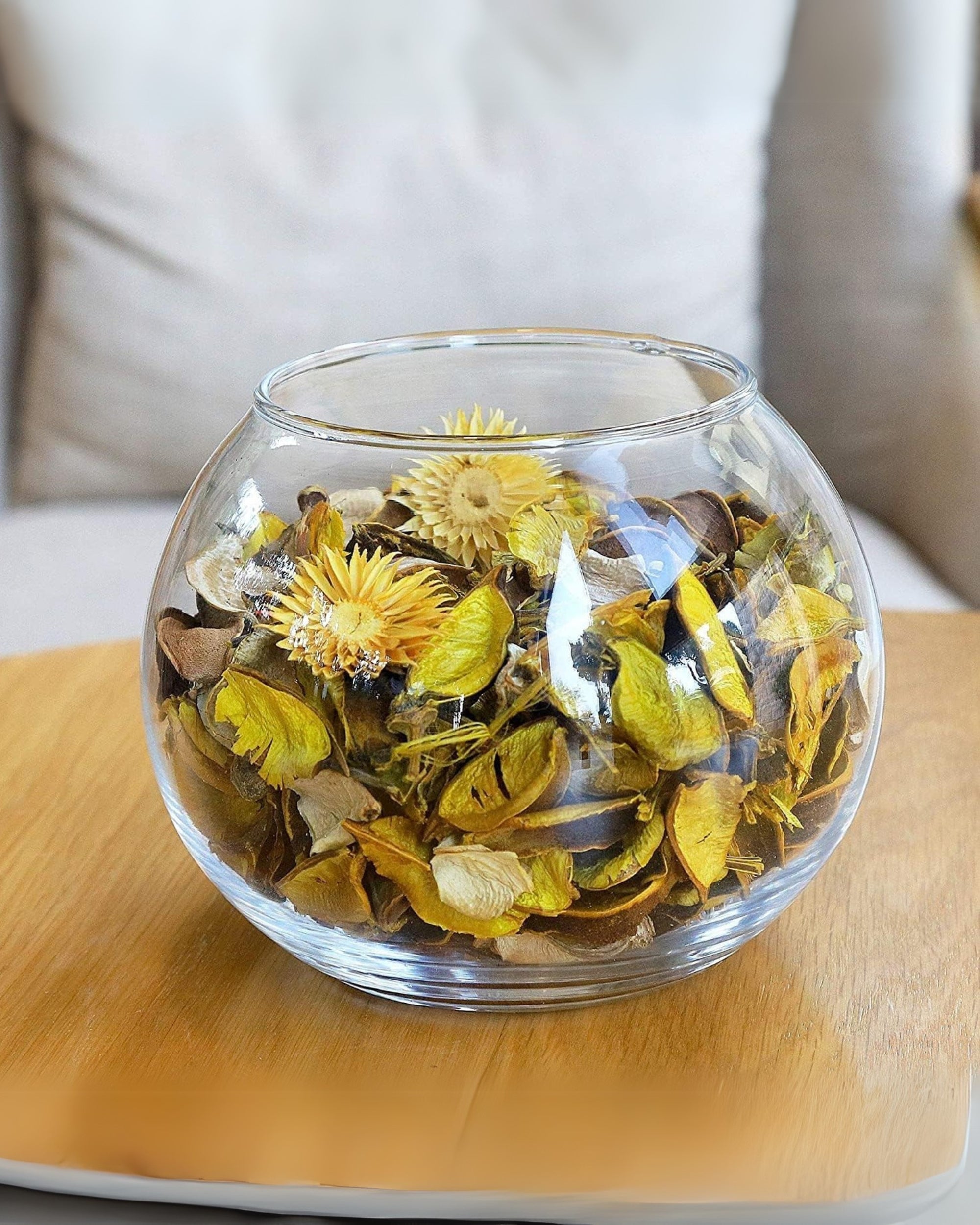 Eternia® Potpourri with Petals for Home Fragrance – Dried Flowers for Office, Bathroom & Spa Décor – Long-Lasting Room Air Freshener & Vase Filler - 100 gm