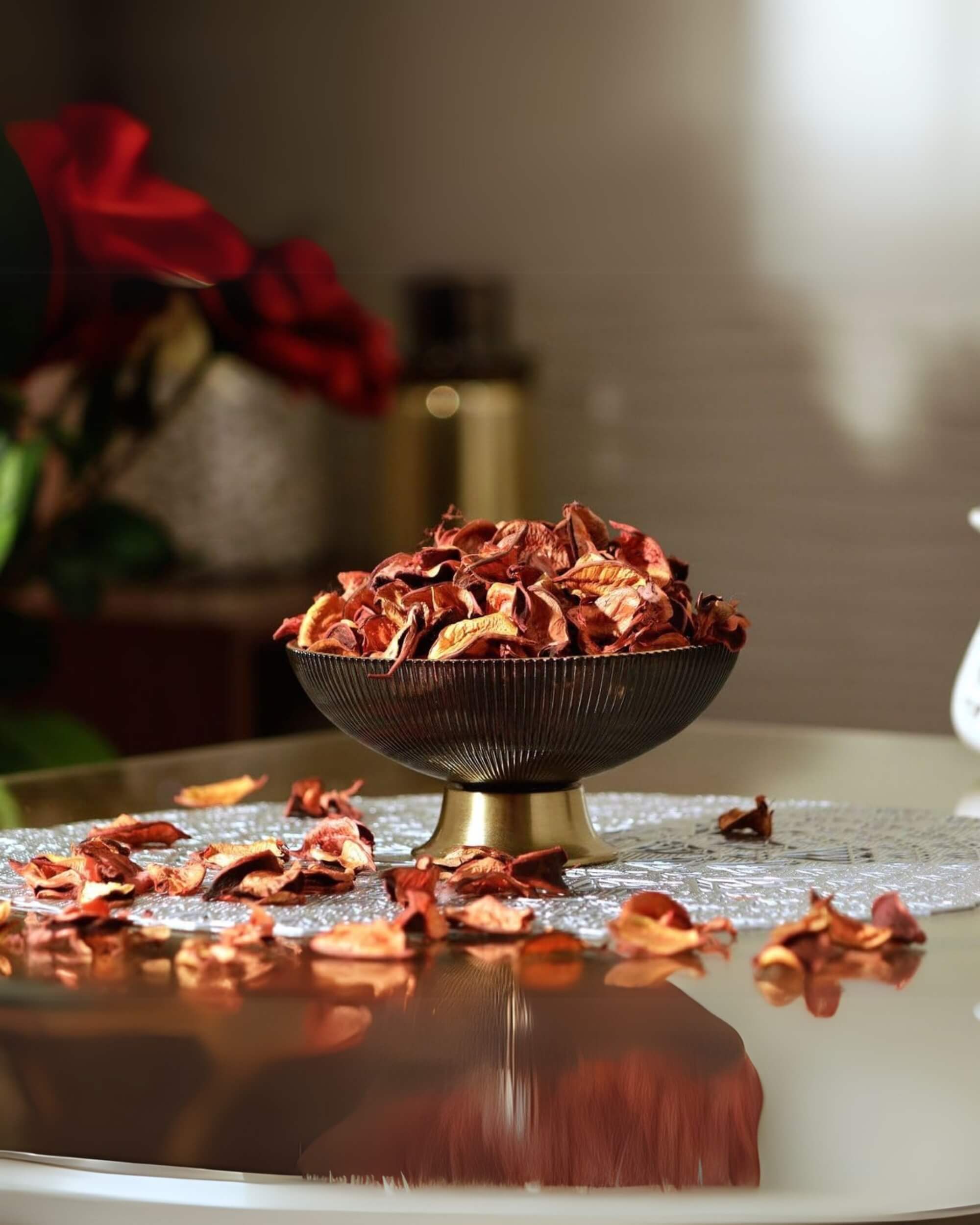 Eternia® Potpourri with Petals for Home Fragrance – Dried Flowers for Office, Bathroom & Spa Décor – Long-Lasting Room Air Freshener & Vase Filler - 100 gm