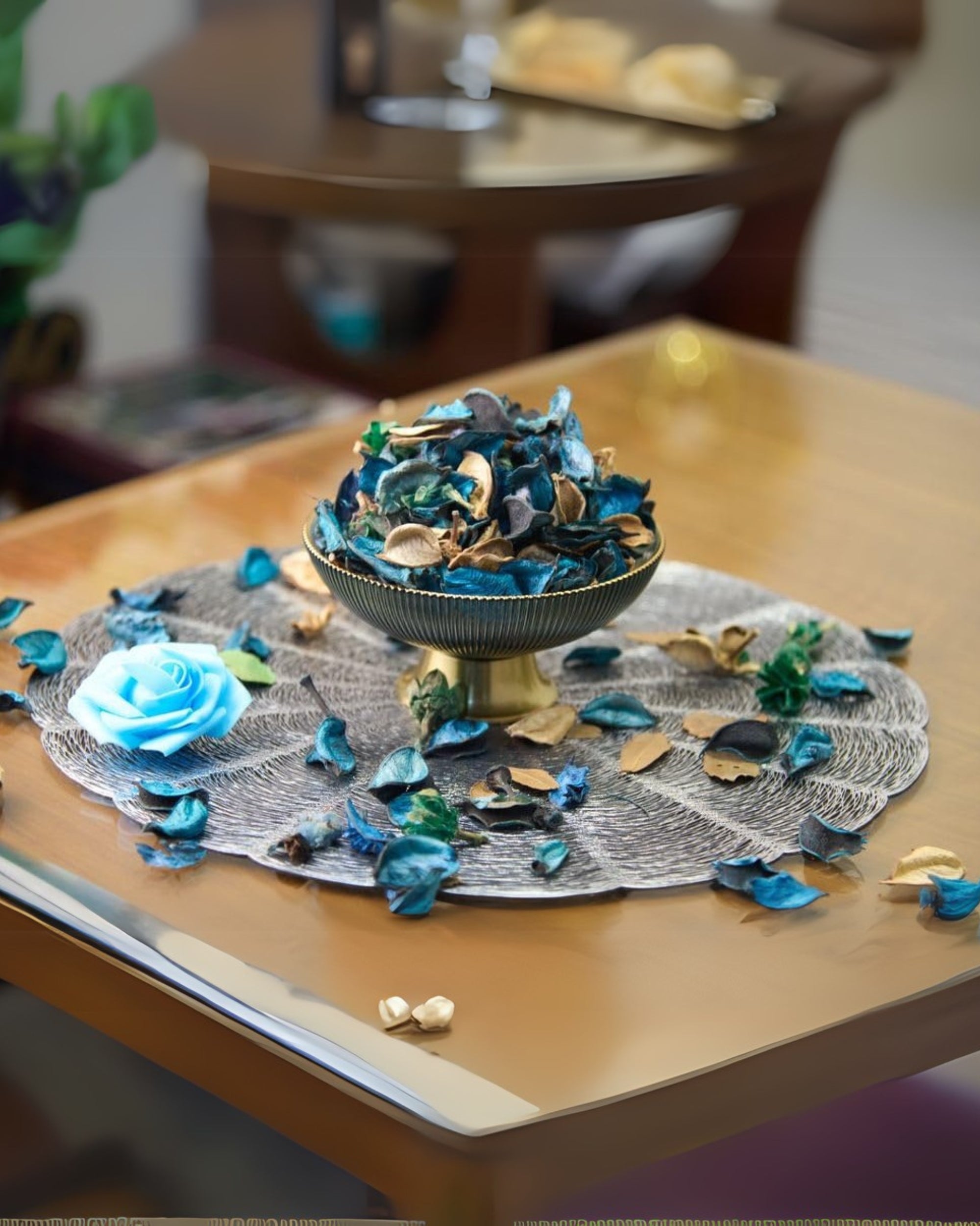 Eternia® Potpourri with Petals for Home Fragrance – Dried Flowers for Office, Bathroom & Spa Décor – Long-Lasting Room Air Freshener & Vase Filler - 50 gm