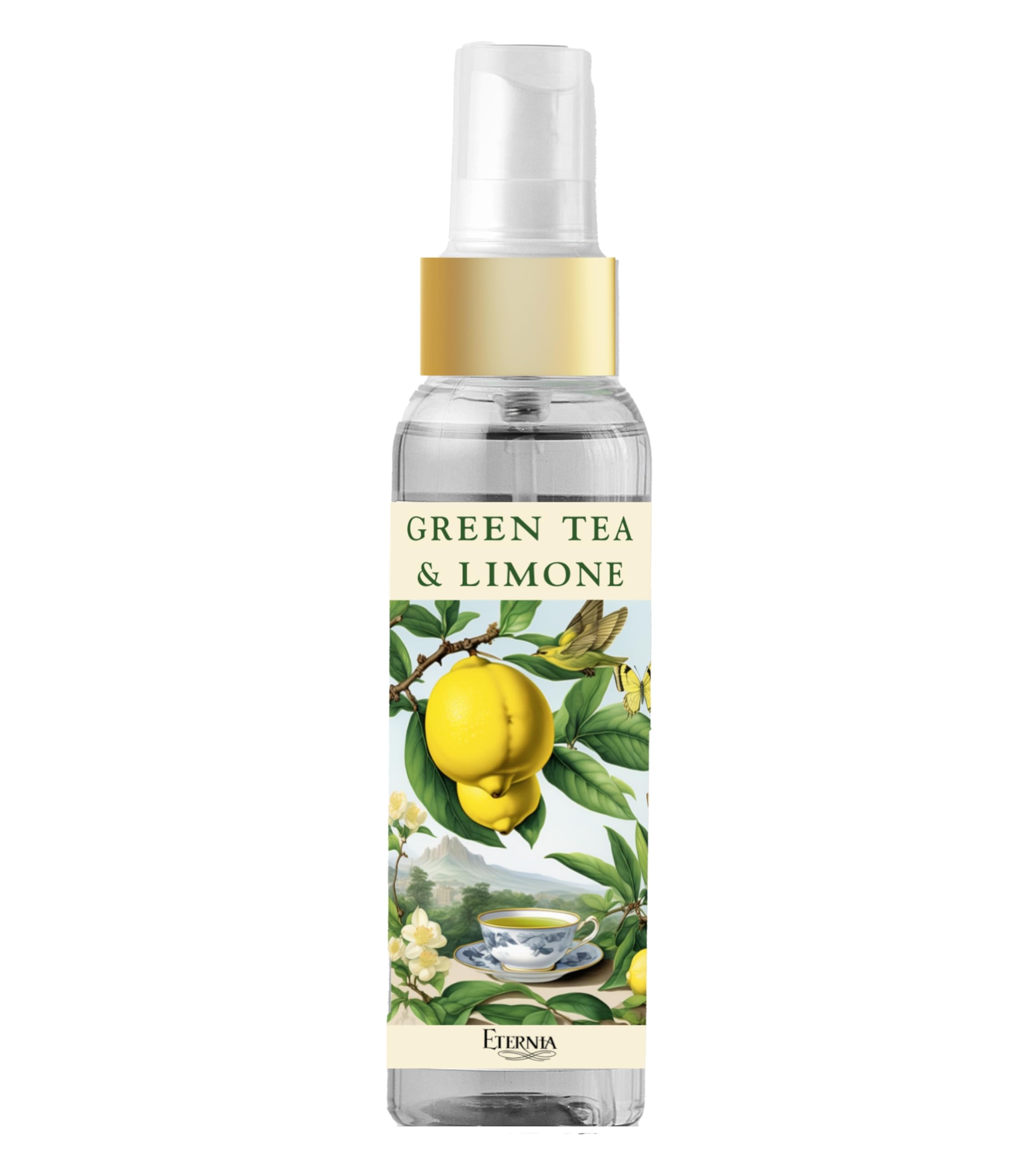 Eternia® Green Tea Limone – Crisp Lemon Tea Fragrance Spray | Bright, Clean & Invigorating