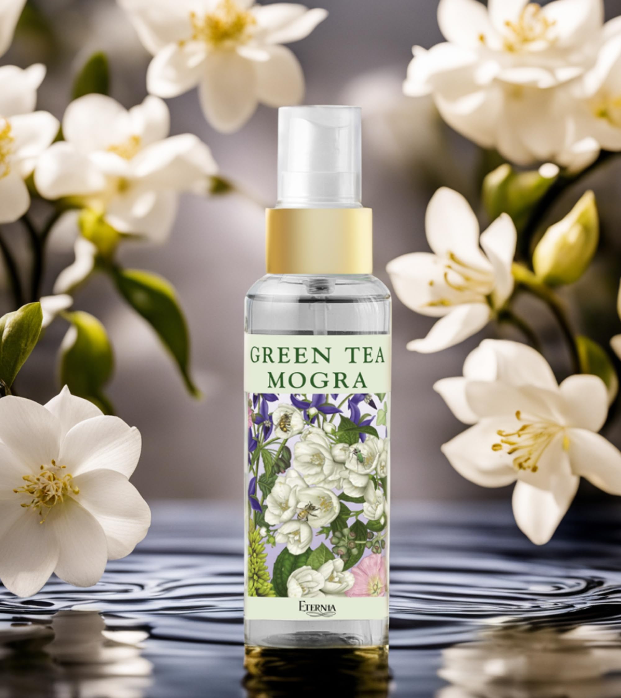 Eternia® Green Tea Mogra – Indian Jasmine Tea Perfume | Intense, Romantic & Classic