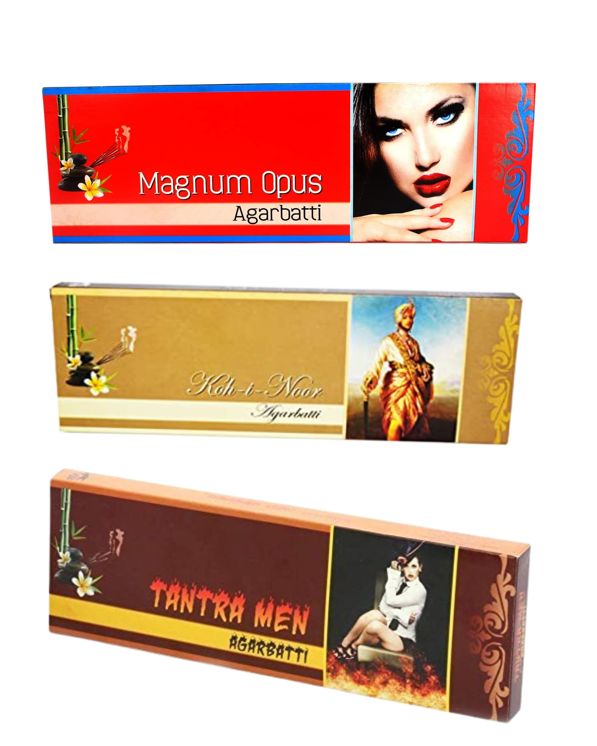 Eternia® Woodland Wonders Set Burning Incense Sticks | Long-Lasting Luxury Aromatic Agarbatti with Refreshing Soothing Fragrances | Pack of 3