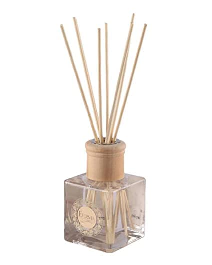 Eternia® Elixir Reed Diffuser with Rattan Reed Sticks – Floral, Oriental & Powdery Long-Lasting Home Fragrance
