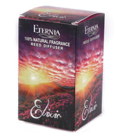 Eternia® Elixir Reed Diffuser with Rattan Reed Sticks – Floral, Oriental & Powdery Long-Lasting Home Fragrance