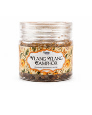 Eternia® Ylang Ylang Camphor Fragrant Botanical Blend | Luxury Floral Aroma Jar for Wardrobe, Bathroom, Home & Office Freshness