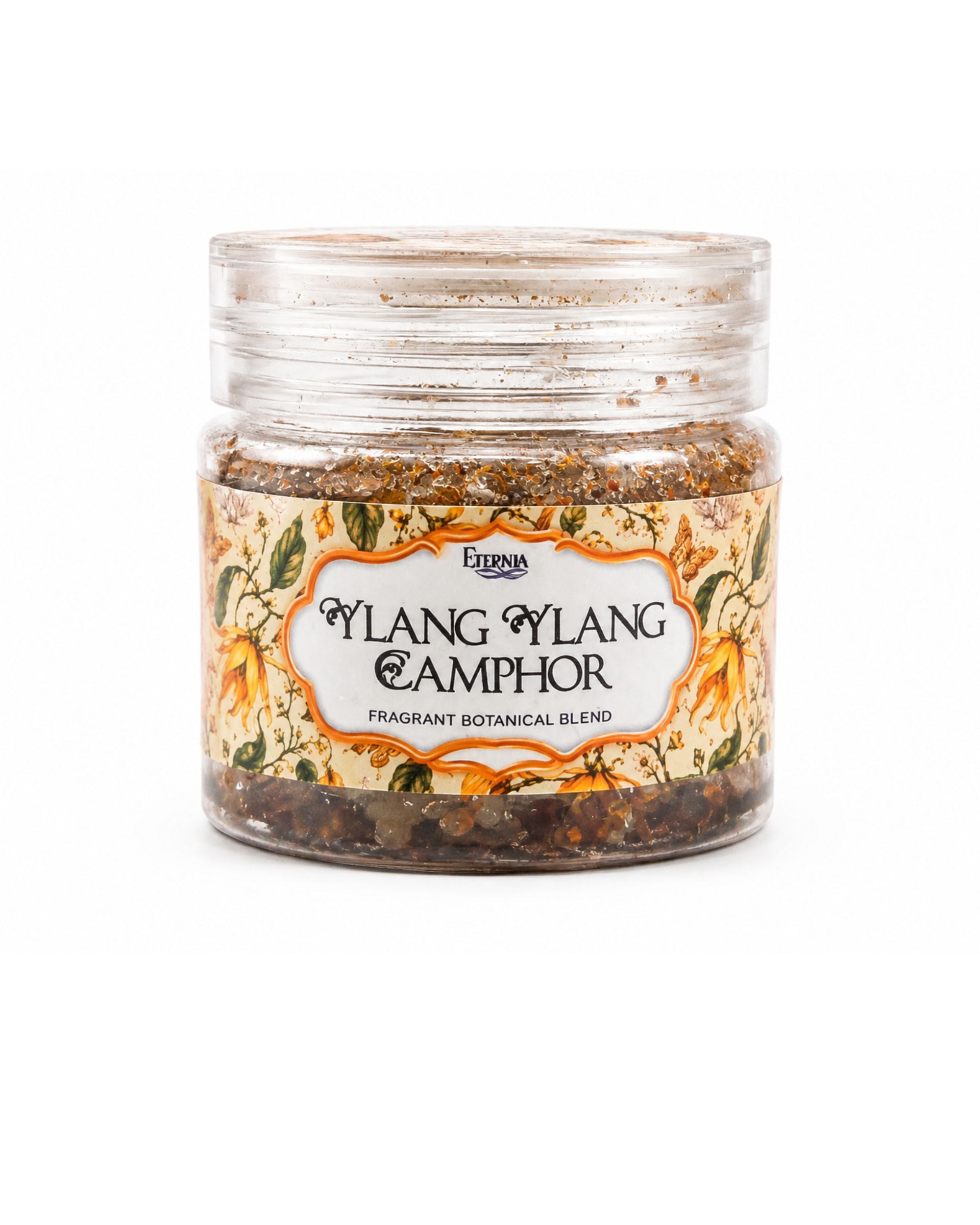 Eternia® Ylang Ylang Camphor Fragrant Botanical Blend | Luxury Floral Aroma Jar for Wardrobe, Bathroom, Home & Office Freshness