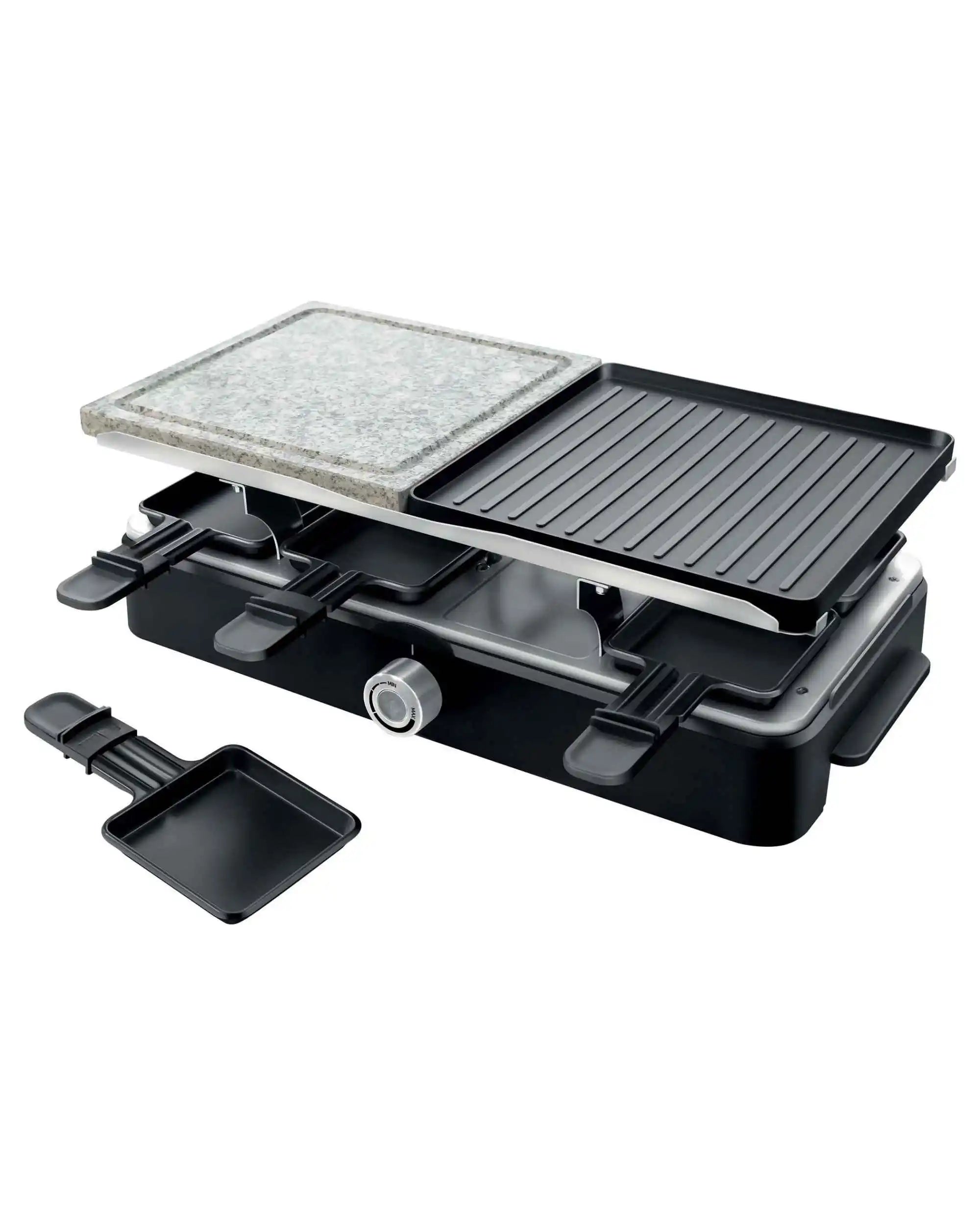 Premsons® Raclette Maker – Electric Non-Stick Grill with Mini Pans | Perfect for BBQ, Parties, Family Dining & Indoor Cooking