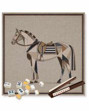 Premsons Equus Mahjong Mat – 33 x 33 inch Large Table Game Mat