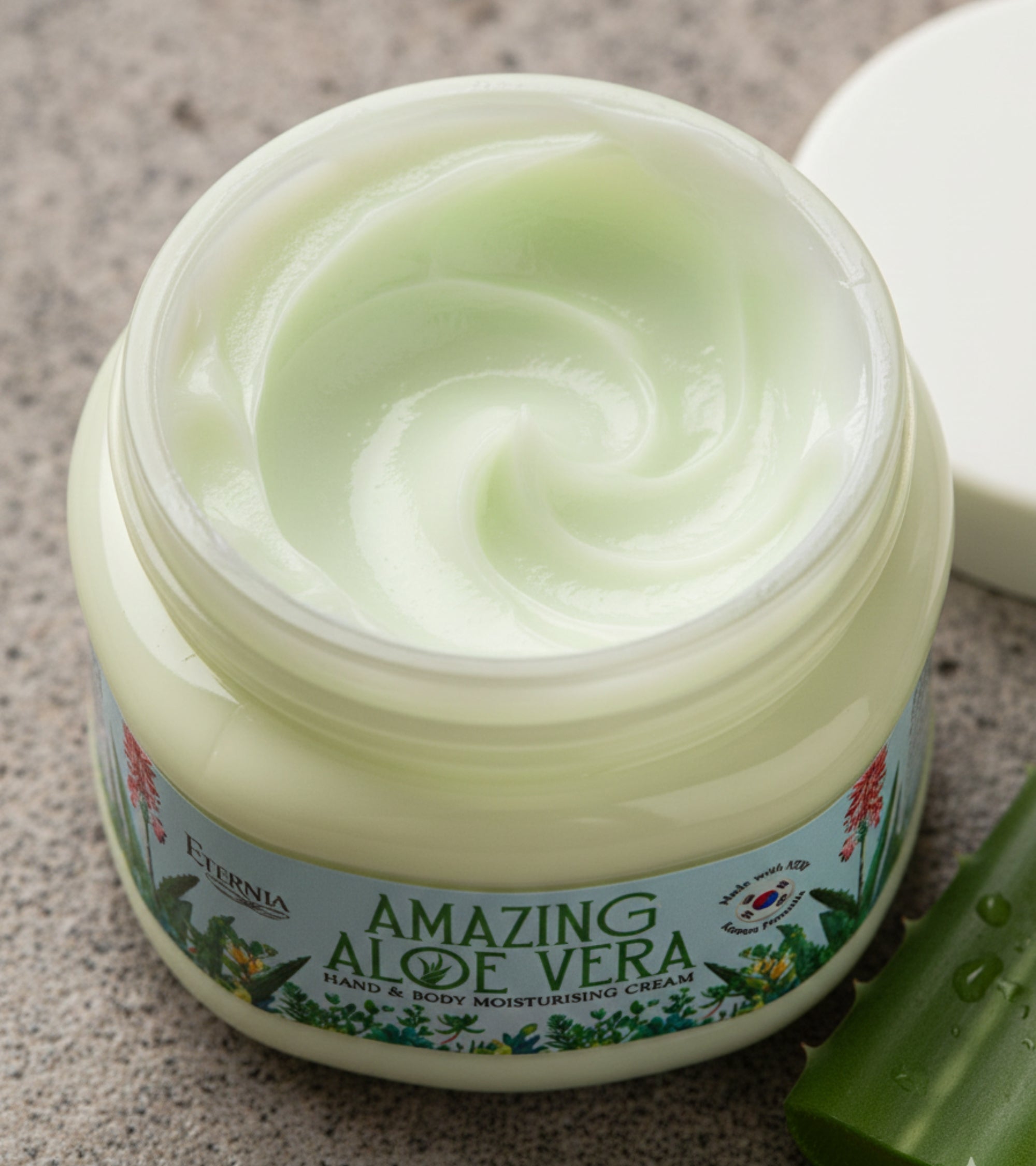 Eternia® Aloe Vera Hand & Body Lotion – Deep Hydration Moisturizer for Soft, Smooth & Nourished Skin | Lightweight Daily Skin Care