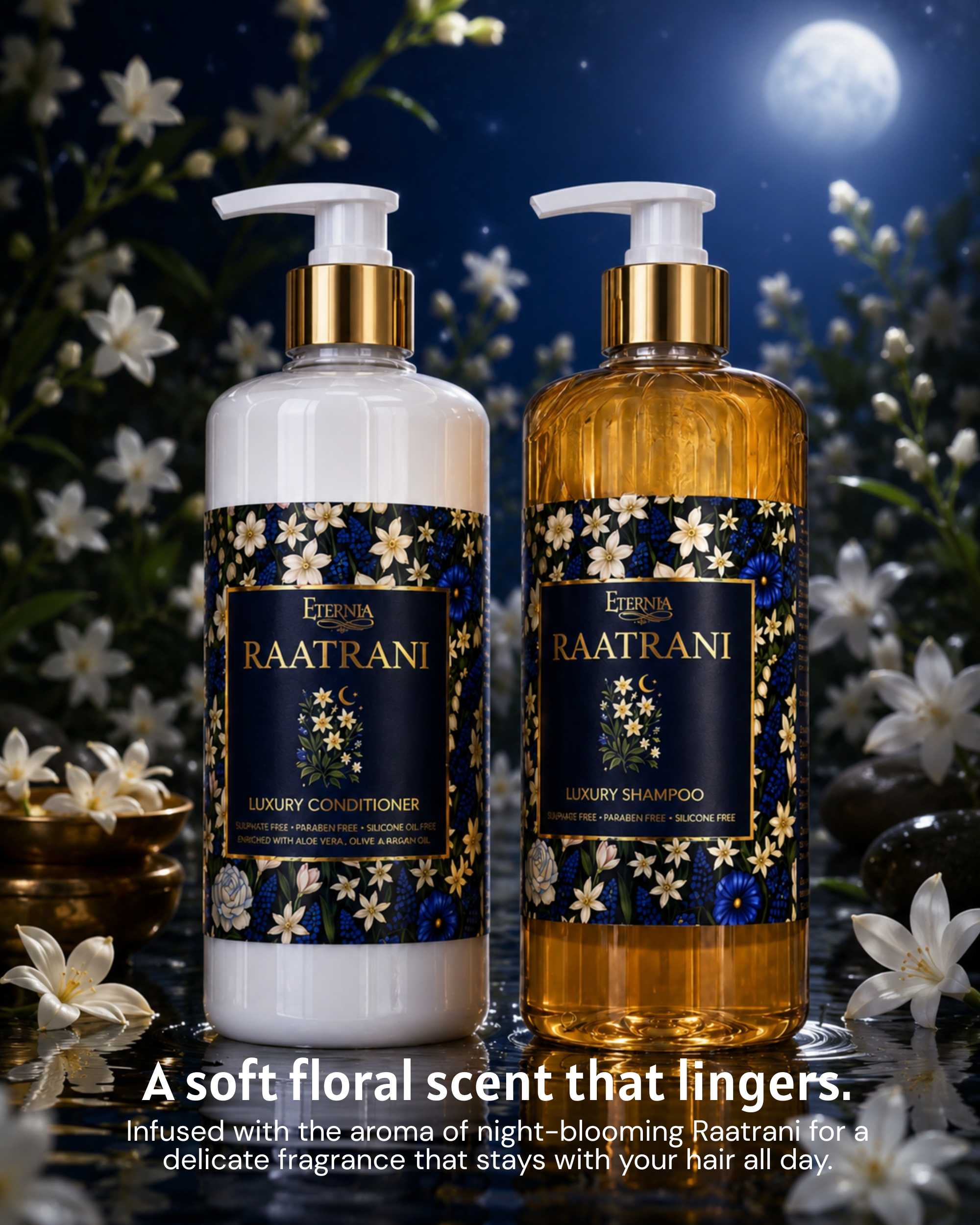 Eternia® Raatrani Luxury Shampoo & Conditioner Duo | 500ml Each