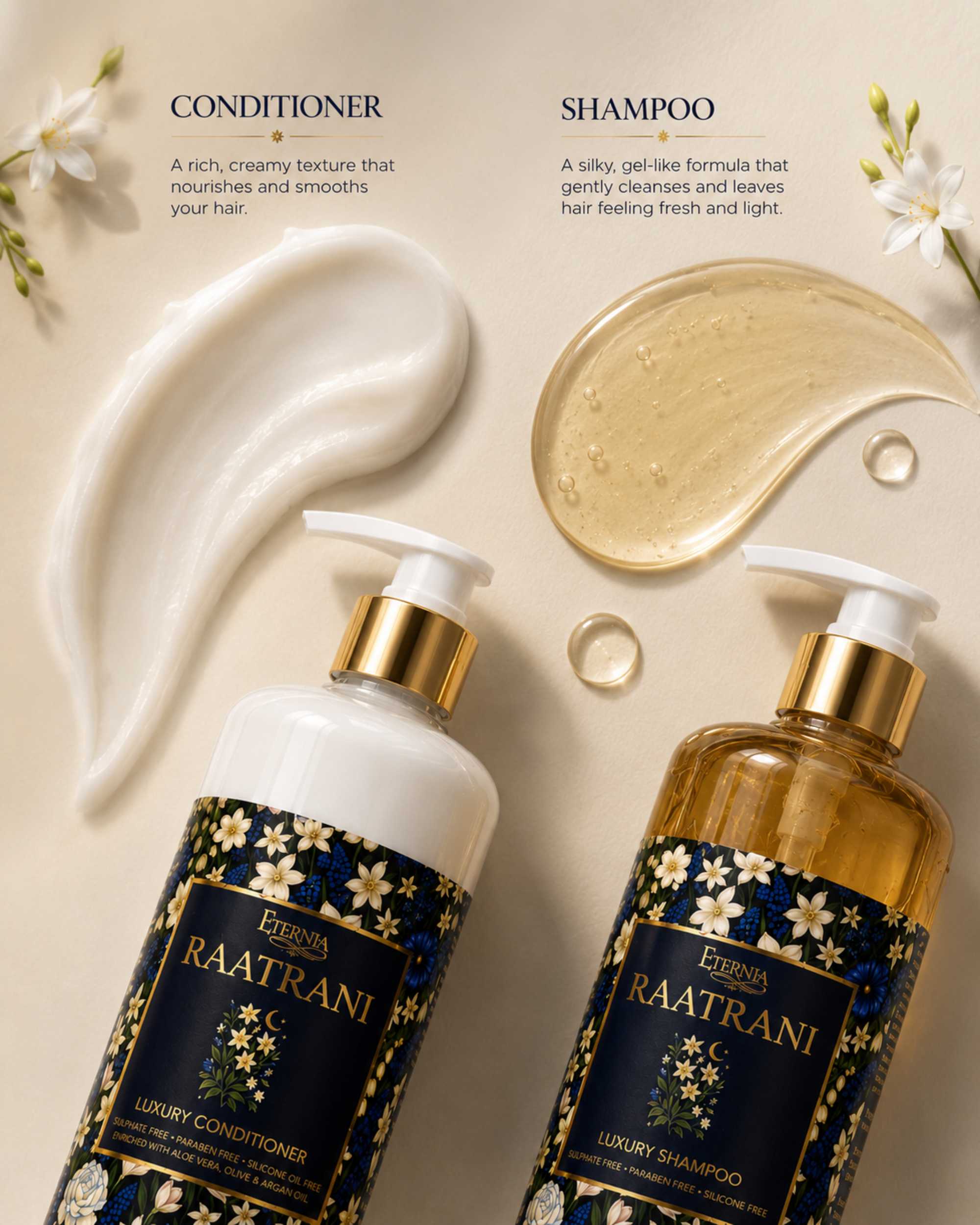 Eternia® Raatrani Luxury Shampoo & Conditioner Duo | 500ml Each