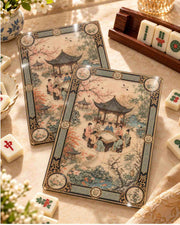 Premsons® Mahjong Shufflers Set of 2, Four Seasons Palace, 5.25 x 7.75 Inch