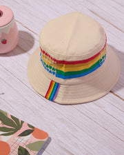 Premsons® Rainbow Hearts Girls’ Casual Cap – Adjustable & Lightweight Hats for Kids’ Travel, Outdoor Adventures & Sports