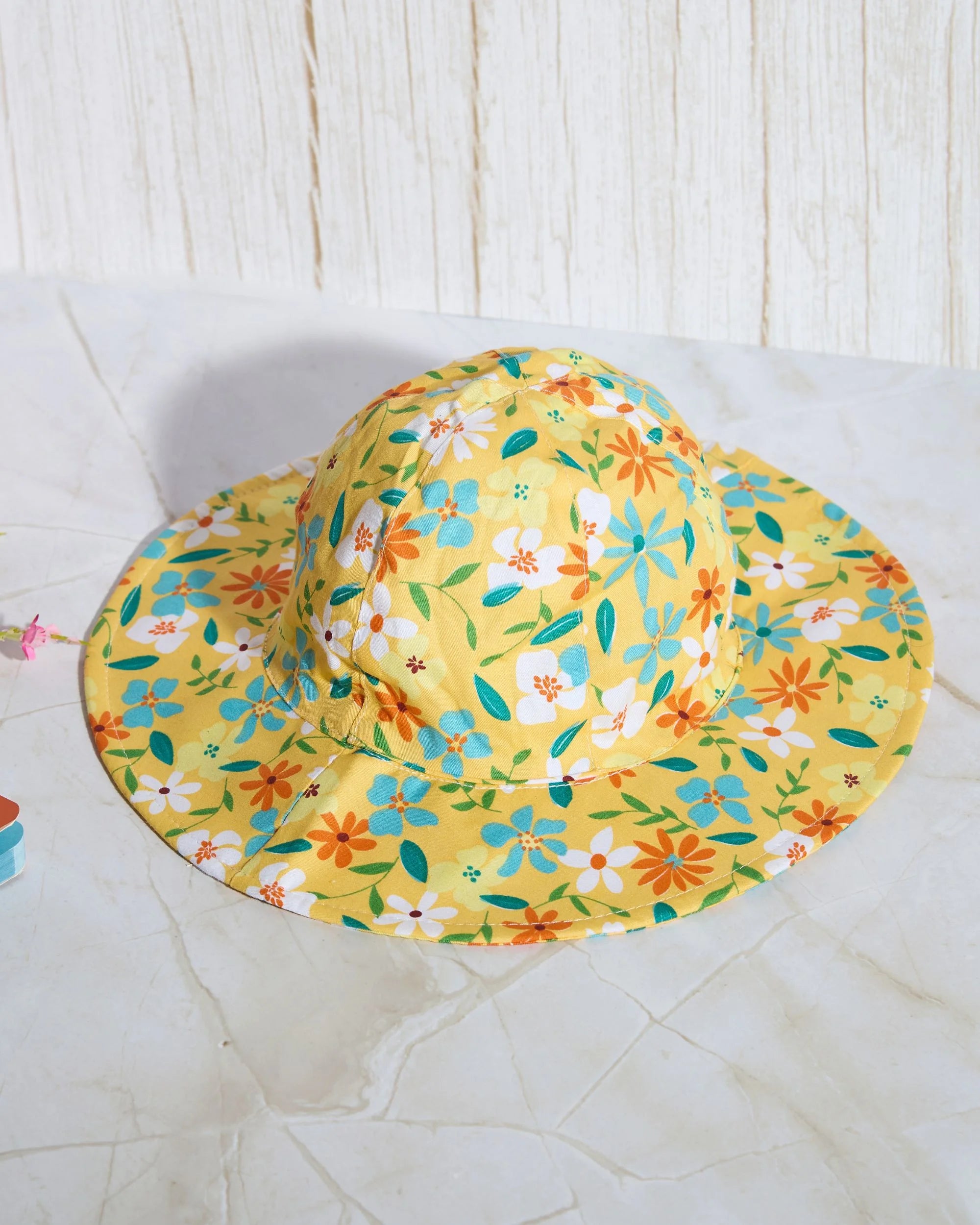 Premsons® Summer Flowers Girls’ Pretty Hat– Adjustable & Lightweight Cap for Kids’ Travel, Outdoor Adventures & Sports
