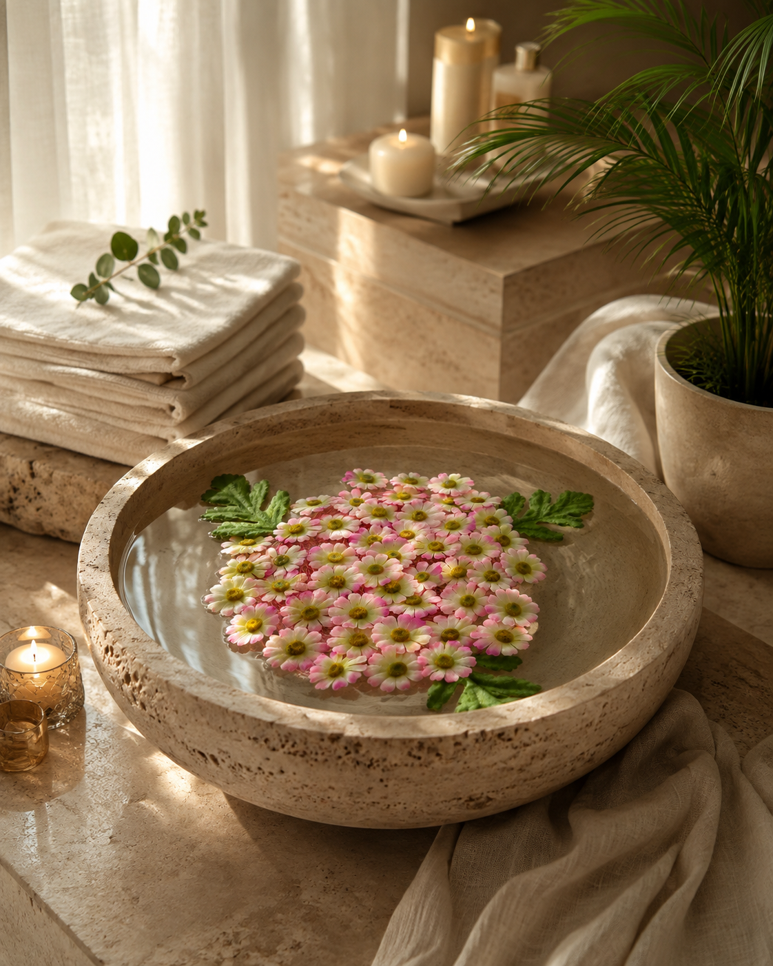 Premsons® Premium Artificial Floating Daisy Flower for Festivals, Weddings & Home Decoration