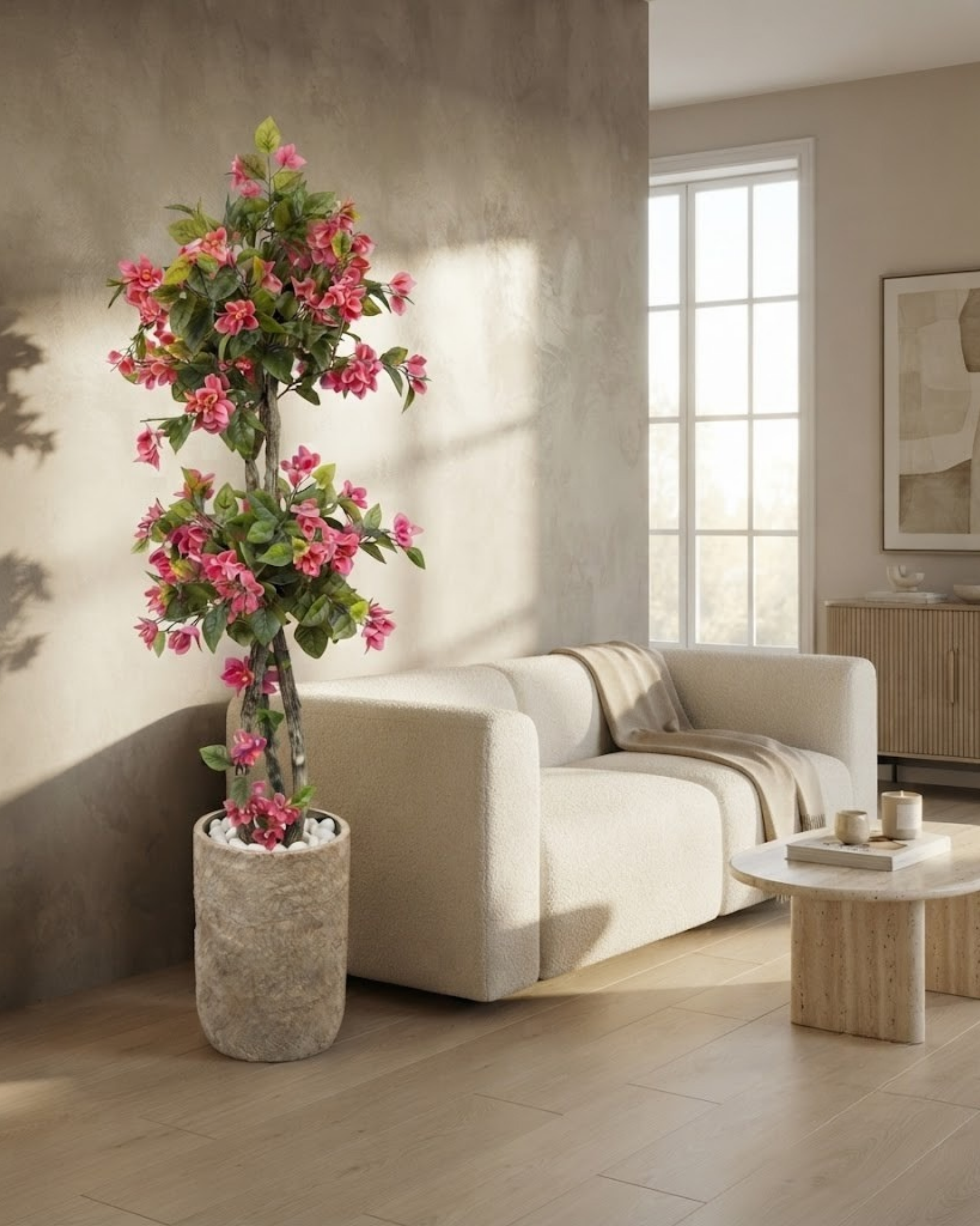 Premsons® Tall Lush Artificial Plant for Home & Office Decor