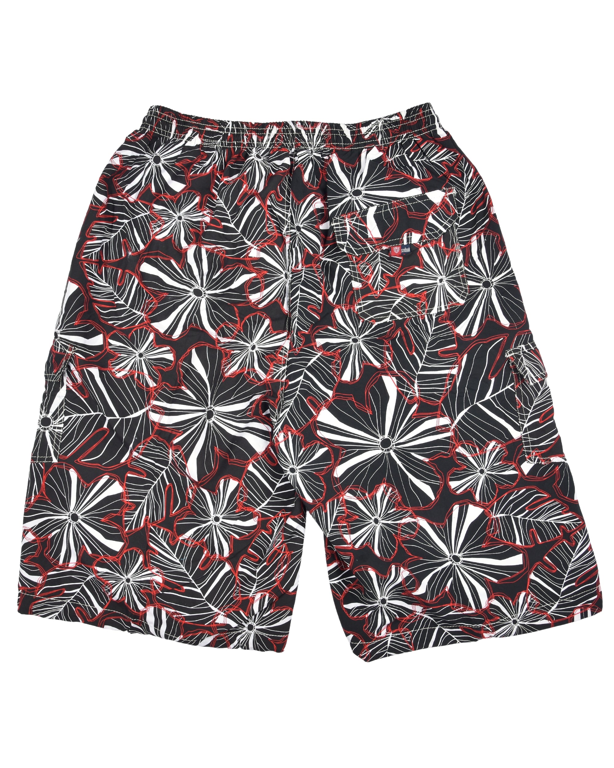 Premsons® Men's Striped Swim Shorts with Pockets, Adjustable Drawstring, Quick-Dry Fabric & Comfortable Fit – Beach & Pool Wear - Black - Free Size
