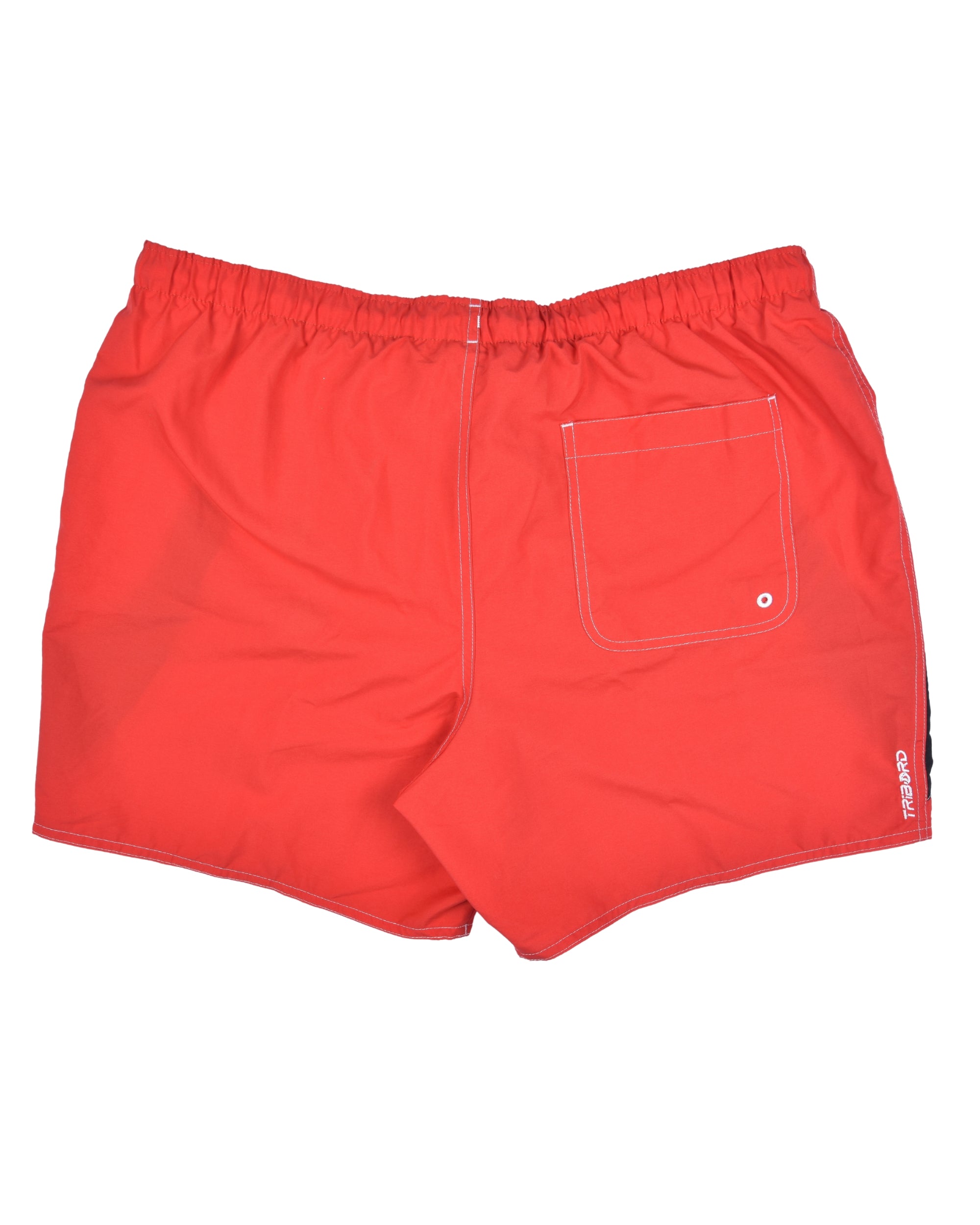 Premsons® Men's Printed Swim Shorts with Pockets, Adjustable Drawstring, Quick-Dry Fabric & Comfortable Fit – Beach & Pool Wear - Red- 36 Size