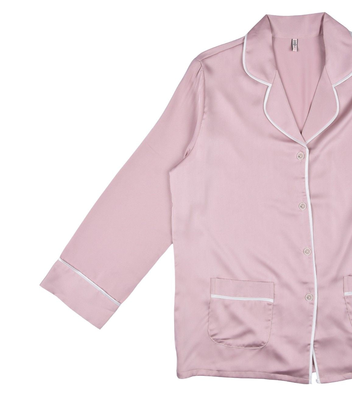 Premsons® Satin-Smooth Silk Nightwear Set - Relaxed Fit Pajamas with Button Shirt with Lining