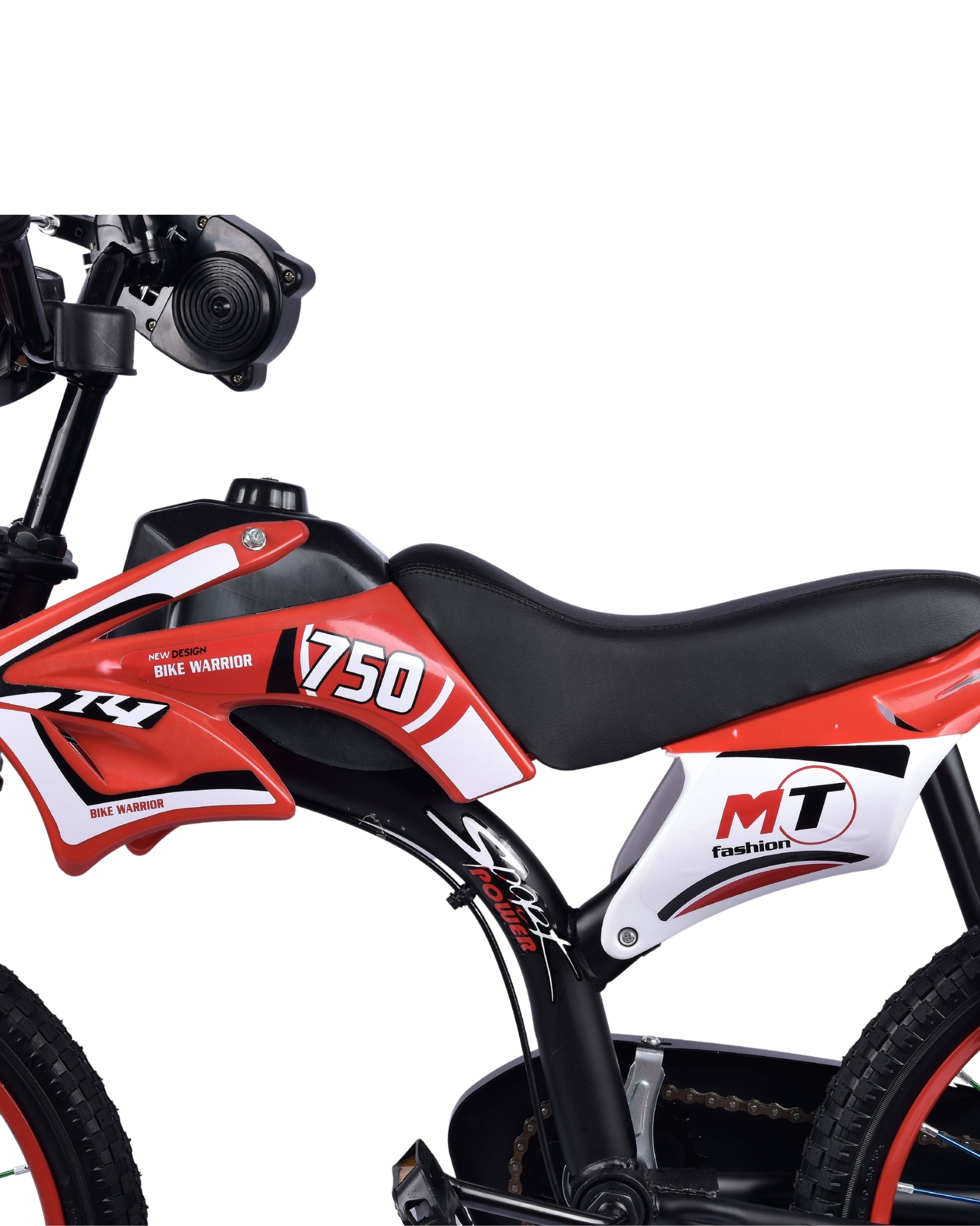 Premsons® Kids Cycle Motorcycle-Style with Training Wheels – Sturdy Frame Bicycle for Boys & Girls – Durable & Stylish Design for Outdoor Fun – Red