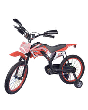 Premsons® Kids Cycle Motorcycle-Style with Training Wheels – Sturdy Frame Bicycle for Boys & Girls – Durable & Stylish Design for Outdoor Fun – Red