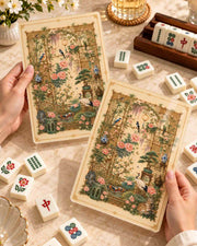 Premsons® Mahjong Shufflers Set of 2, Imperial Conservatory, 5.25 x 7.75 Inch