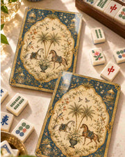 Premsons® Mahjong Shufflers Set of 2, Imperial Equestrian, 5.25 x 7.75 Inch