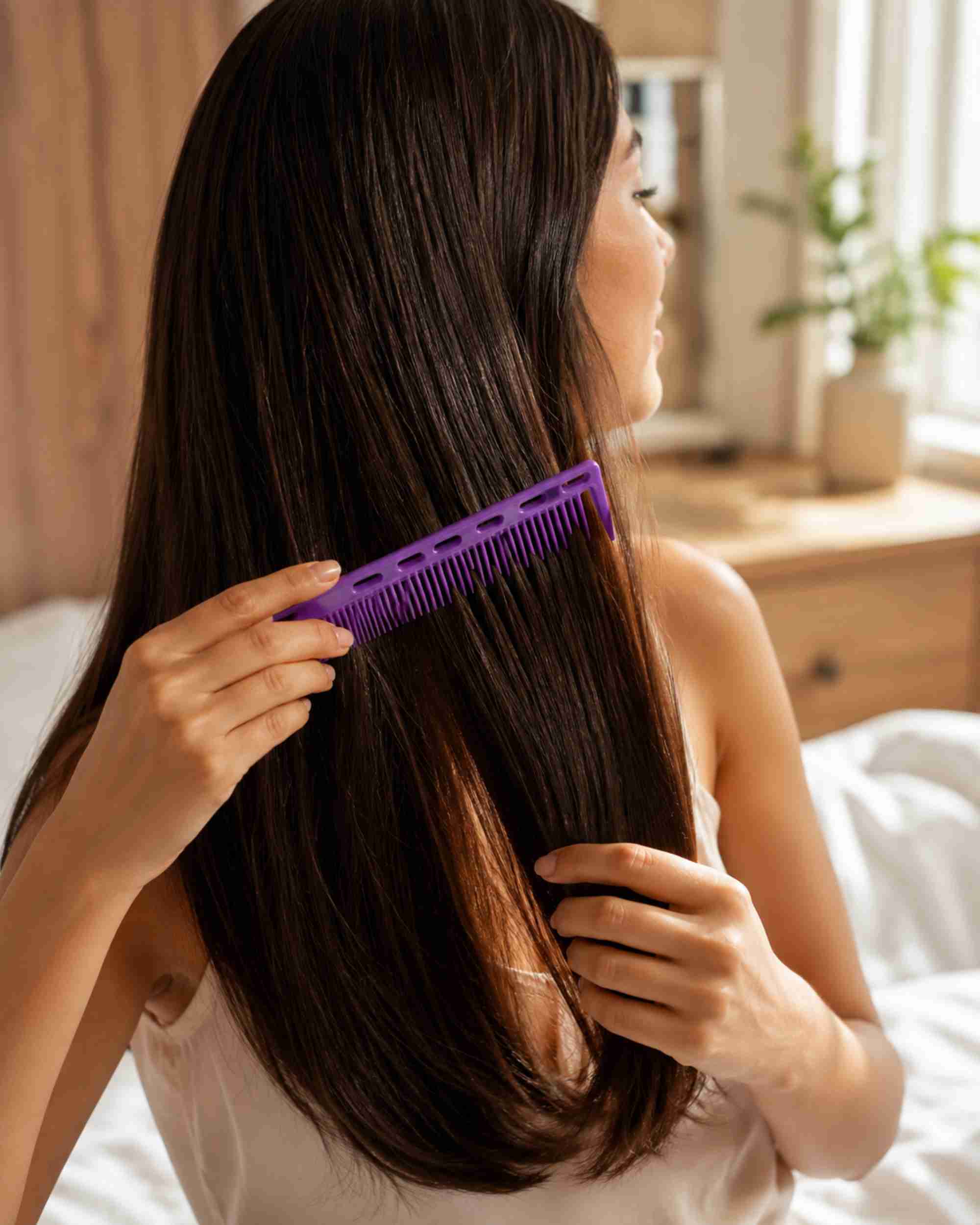 Premsons® Sectioning Hair Comb - Ohka Sakura  C901 Purple