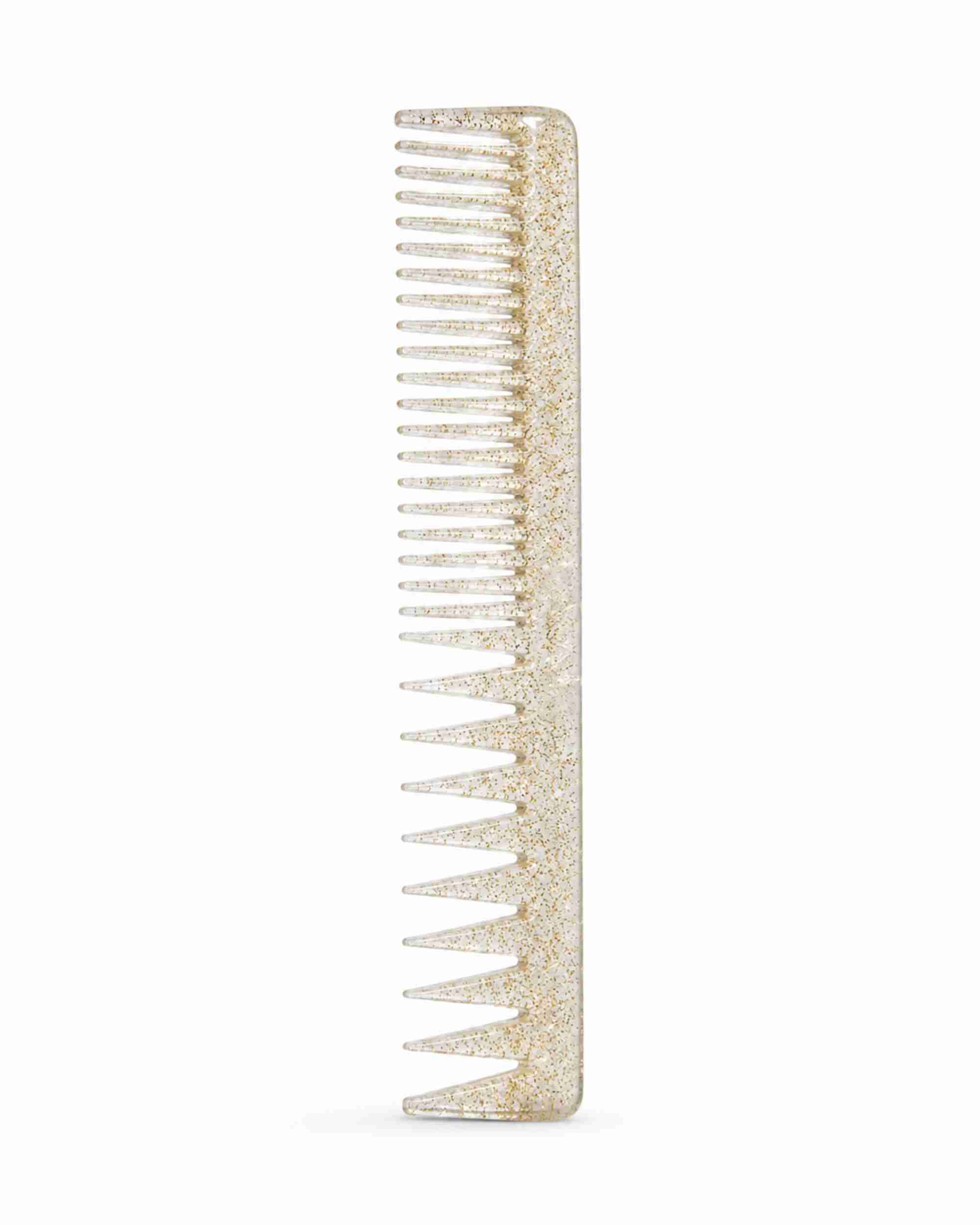 Premsons® Glitter Hair Comb-Ohka Sakura(transparent with gold glitter)