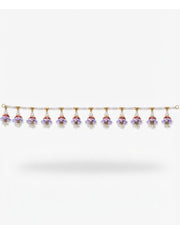 Premsons® Premium Handmade Lavender Floral Toran for Door | Artificial Flower Bandarwal with Pearl Tassels | Main Door, Mandir, Diwali, Wedding & Housewarming Decoration