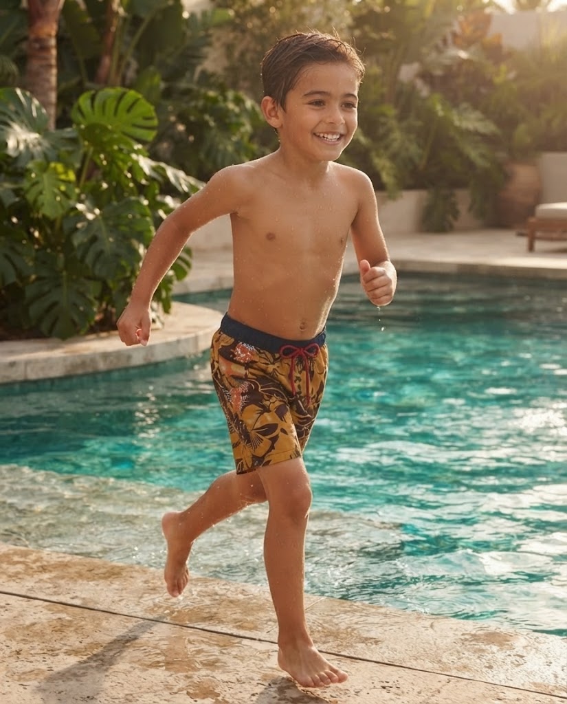 Premsons® Boys' Swim Shorts for Kids – Lightweight, Comfortable & Quick-Dry Swimwear for Beach, Pool, Water Play & Holidays