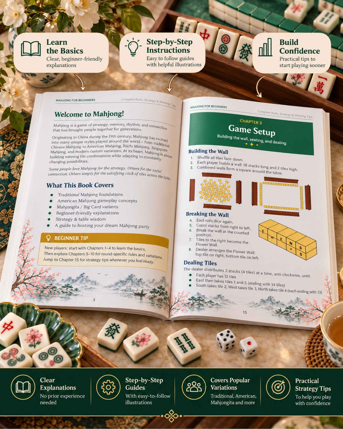 Mahjong Guide Book – Beginner to Advanced Rules & Scoring
