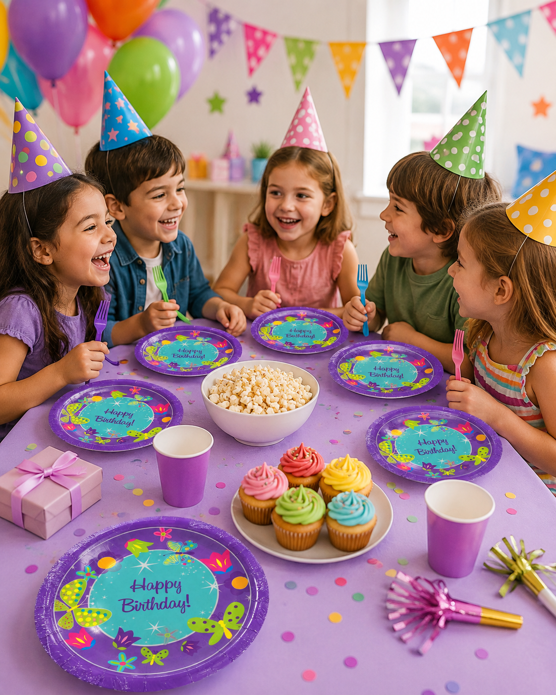 Premsons® Party Plates – Stylish Disposable Plates for Birthdays, Celebrations & Gatherings (set of 10 ) (Pack of 2)