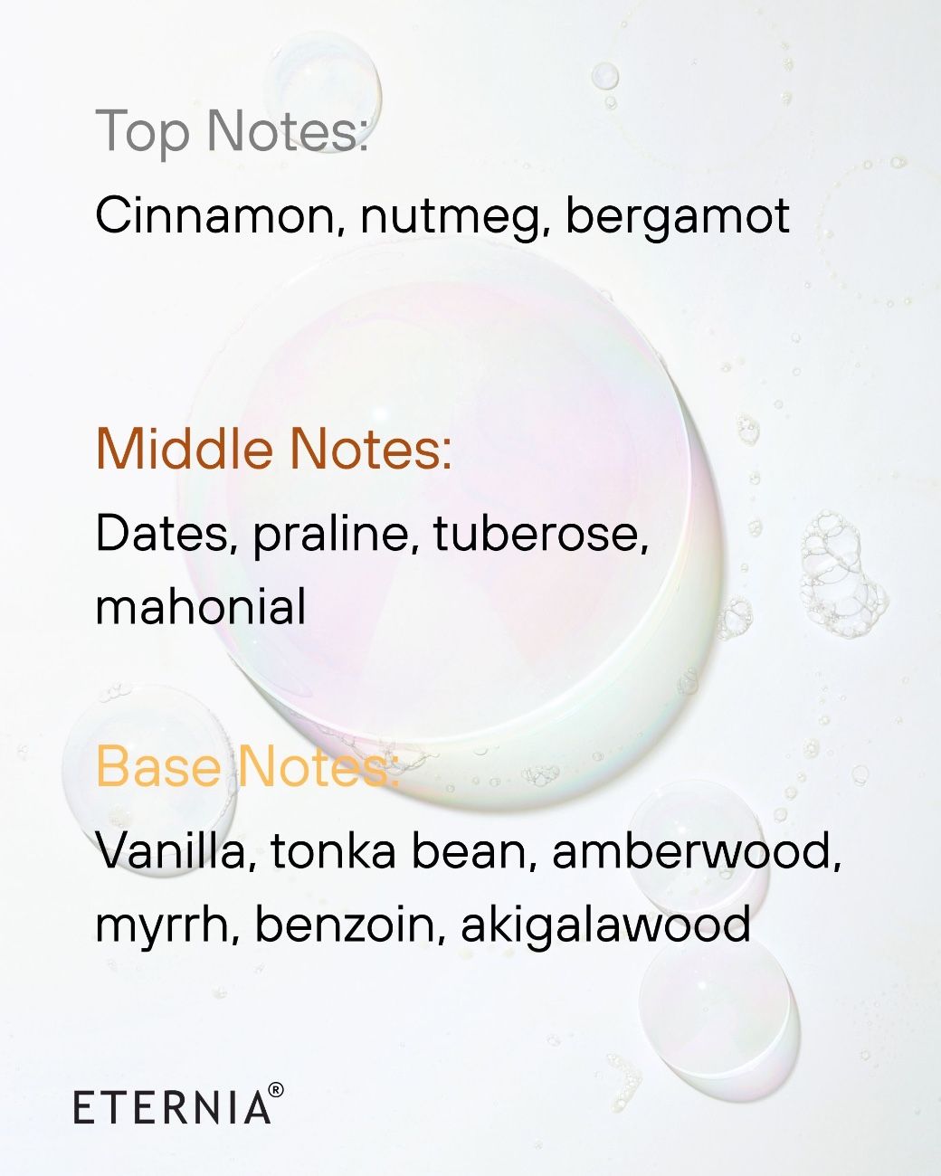 Eternia® Oudh Khamarah Perfume Mist Spray – Cinnamon, Nutmeg, Vanilla & Dates | Long-Lasting 50ml Fragrance Spray