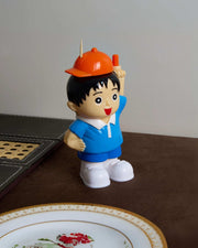 Premsons® Toothpick Dispenser – Creative Boy Shaped Decorative and Functional Toothpick Holder Box for Kitchen, Party Tables, Restaurants, and Hotel Dining Areas