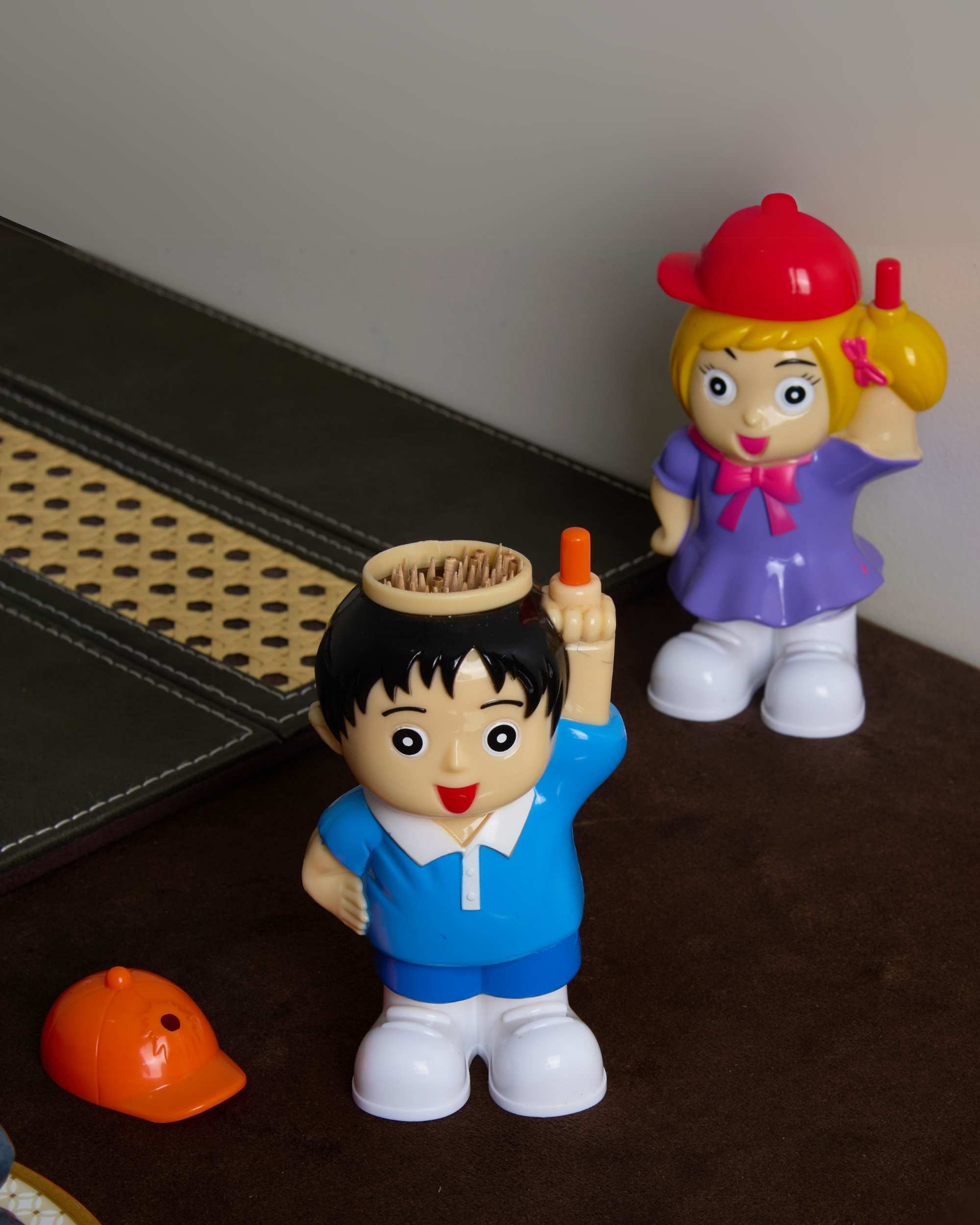 Premsons® Toothpick Dispenser – Creative Boy Shaped Decorative and Functional Toothpick Holder Box for Kitchen, Party Tables, Restaurants, and Hotel Dining Areas