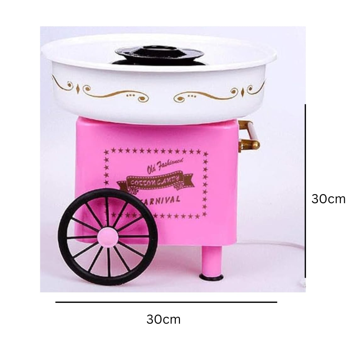 Premsons® Cotton Candy Floss Maker Machine - Nostalgic Household Cotton Candy Appliance for Kids Birthday Carnival Party - Use with Floss Sugar Hard Candy