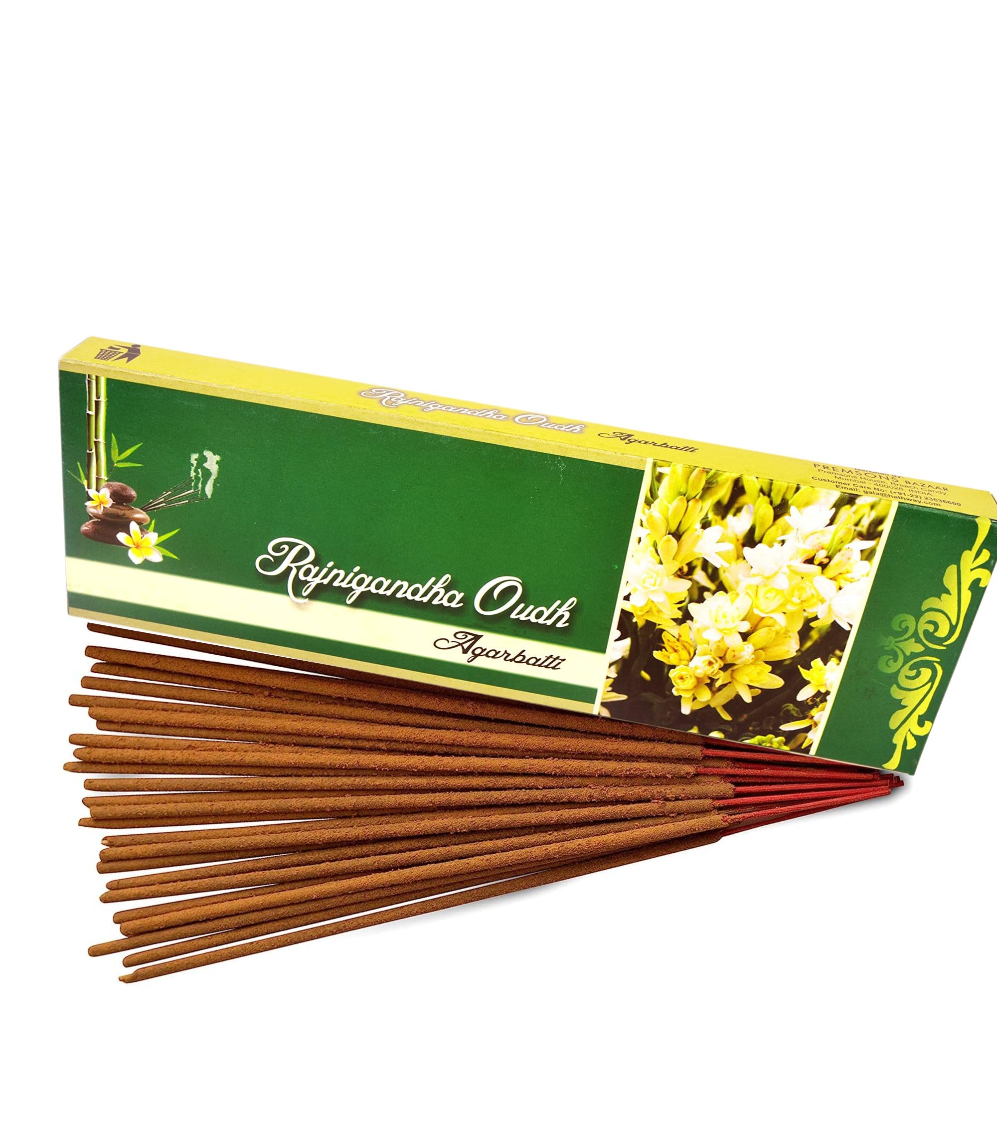 Eternia® Rajnigandha Oudh Scent of Burning Incense Sticks Different Fragrances for Aromatic Environment - Agarbatti- (Pack of-3)