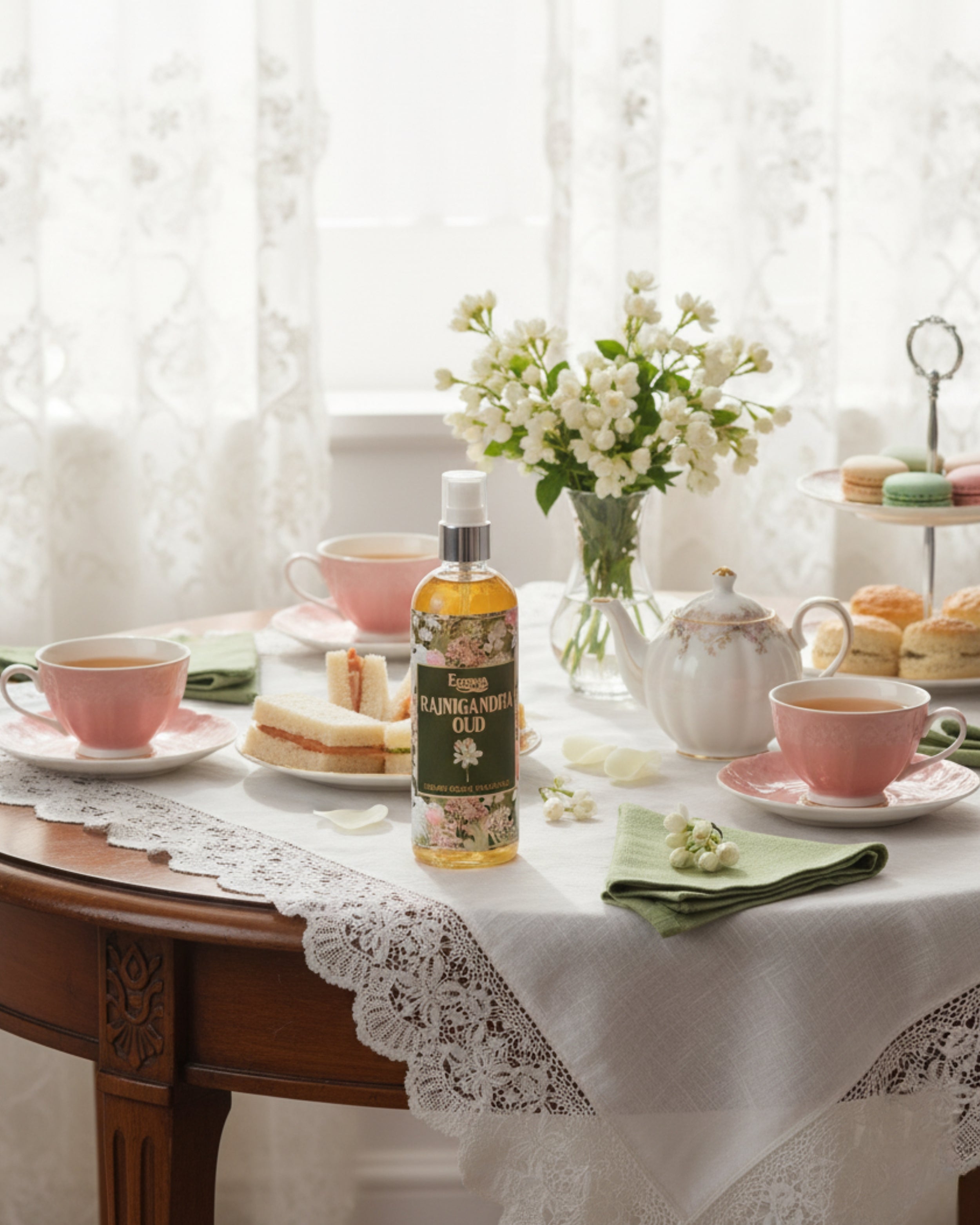 Eternia® Rajnigandha Oud Room Spray – Exotic Floral & Woody Aroma | Long-Lasting Premium Air Freshener for Home & Office – 200ml