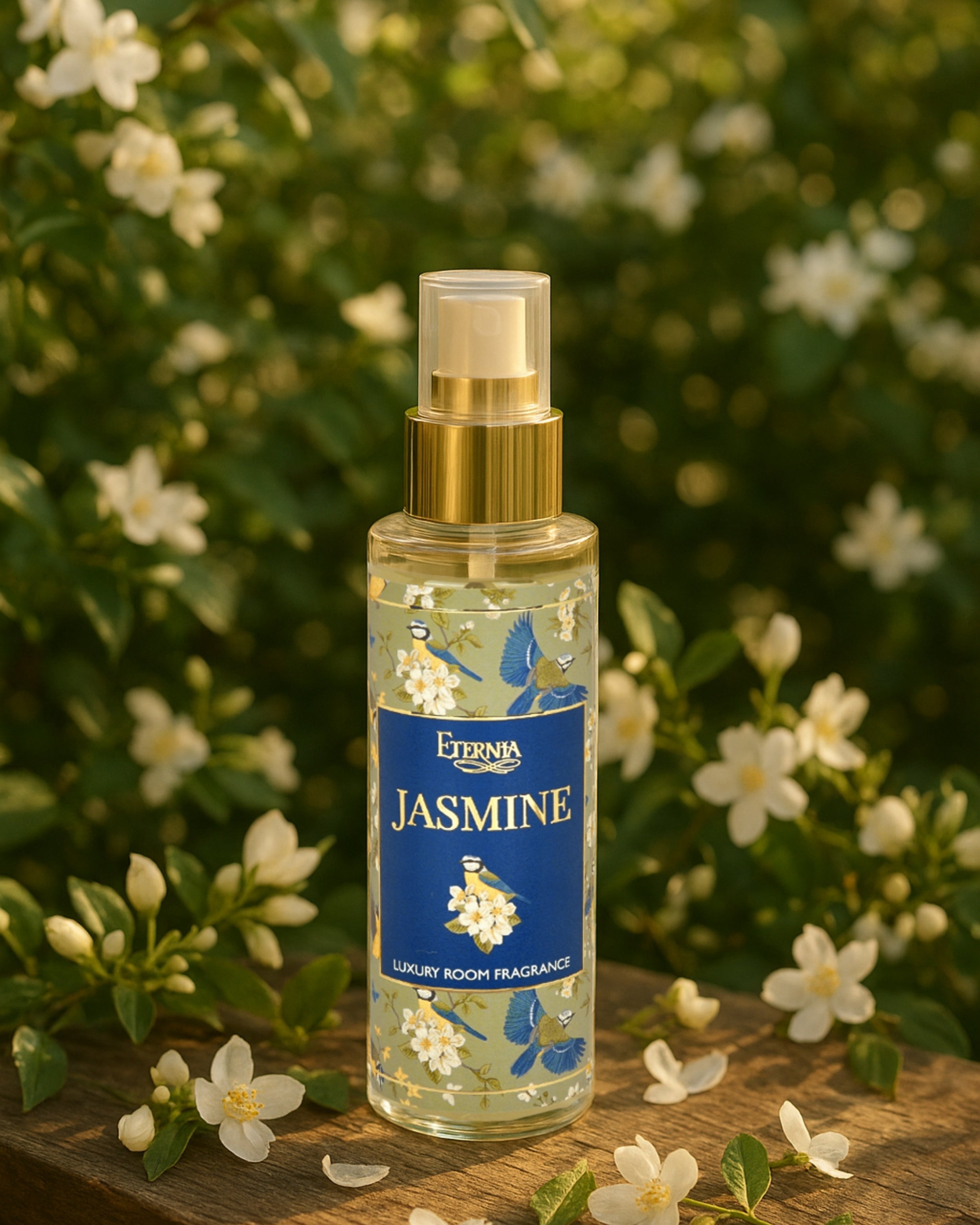 Eternia® Jasmine Room Spray – Refreshing Floral Aroma | Long-Lasting Air Freshener for Home, Bedroom & Office – 200ml