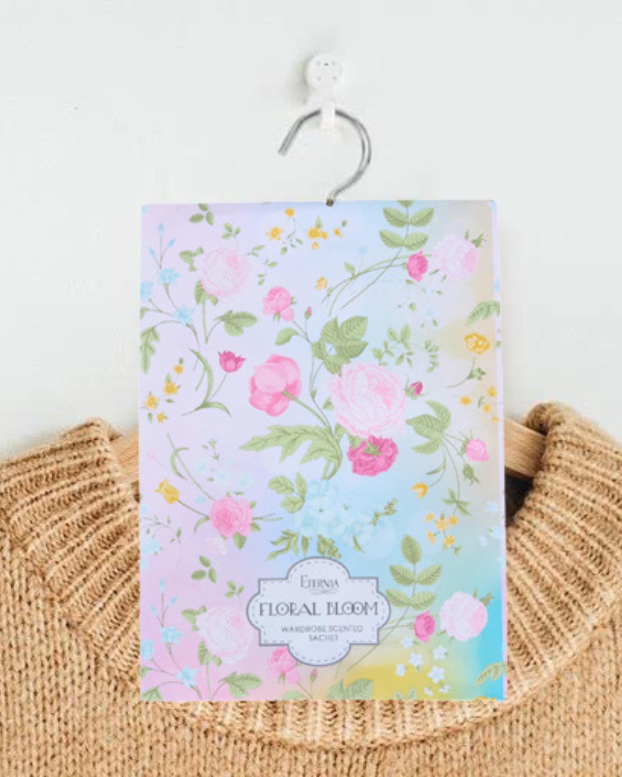 Eternia® Fragrance Sachets for Wardrobe - Floral Bloom Scented Sachet for Clothes, Drawers, and Closets | Long-Lasting Natural Air Freshener with Refreshing Aromatic Fragrance