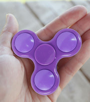 Premsons® Hand Spinner Desk Toy - High Speed Smooth Finger Spin Sensory Fidget Stress Relief Game Play for Kids & Adults - Birthday Party Gift - Plastic - Purple