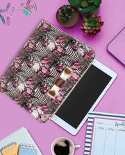 Eternia® Floral iPad & Tablet Carry Bag – Tropical Floral Print | Stylish, Protective, and Water-Resistant Sleeve