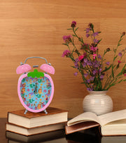 Premsons® Kids’ Table Clock – Strawberry-Shaped Mermaid Alarm Clock for Girls’ Bedroom & Study Table – Loud Bell Beep Alarm for Heavy Sleepers – Assorted Colours