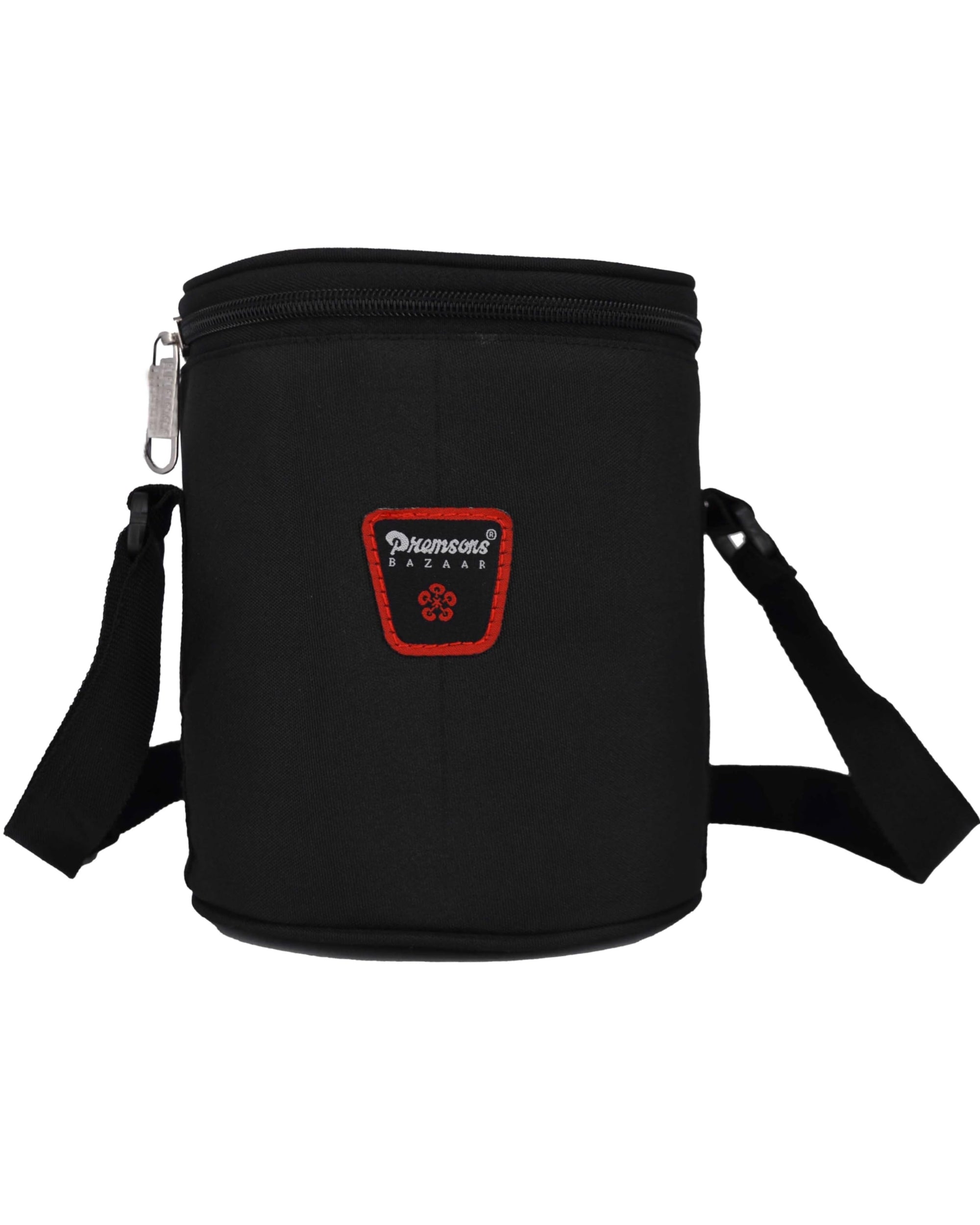 Premsons® Round Stainless Steel Lunch Box Set with Insulated Bag – Portable Tiffin for Office, Travel, and Meal Prep | Lunch Box with 3 Containers